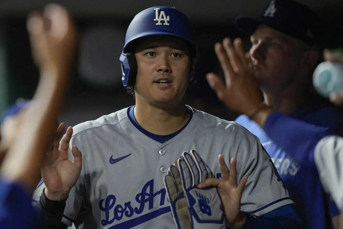 【画像・写真】大谷翔平　また快挙！105試合で100得点到達は球団では95年ぶり快挙　7月に大台到達は31年ぶり