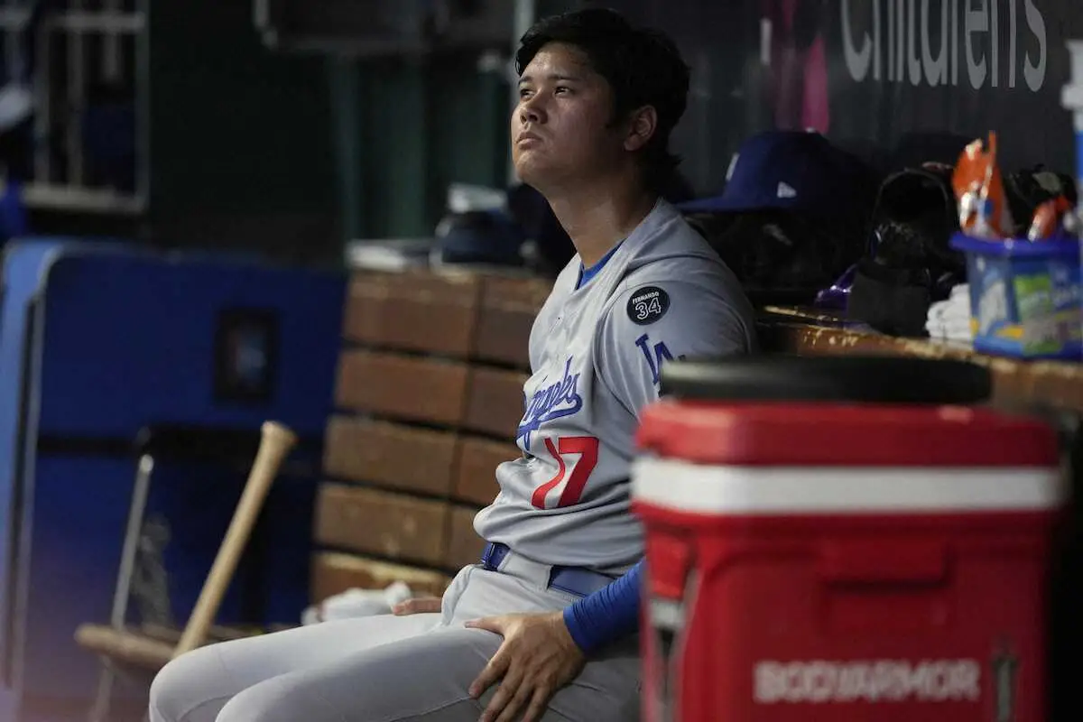 【画像・写真】打者・大谷翔平は8回の第4打席も三邪飛で凡退続く　投手・大谷は「足のけいれん」で4回途中に緊急降板