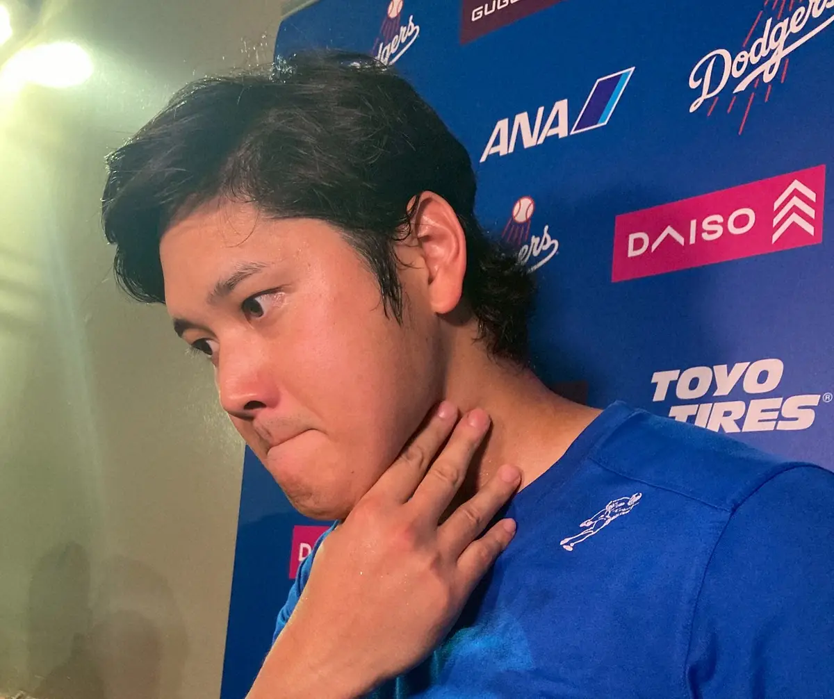 【画像・写真】けいれん「初回から感じていた」大谷翔平4回途中2失点で降板→打者も無安打「昨日、今日体調良くない」
