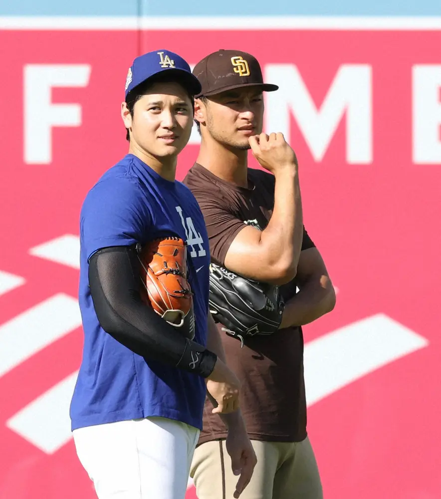 【画像・写真】「ご家族にとってもうれしい1日」大谷翔平が日米204勝のダル祝福「自分にとっても大きい」存在に感謝
