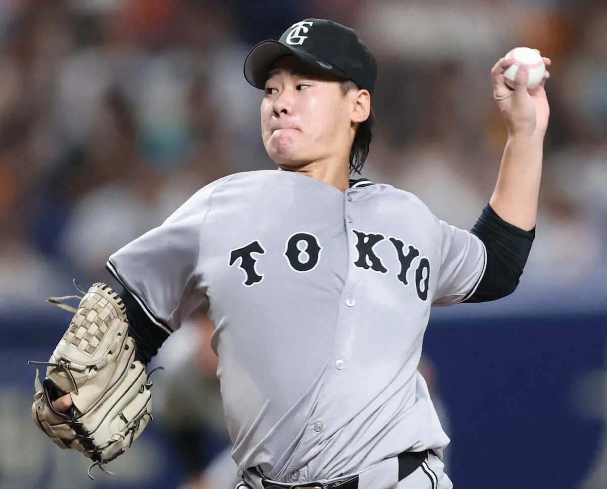 【画像・写真】巨人・井上温大「毎回同じような失敗を…」　ベースカバー怠り、5回途中3失点降板　8戦ぶり白星ならず