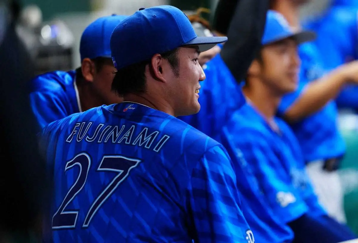 【画像・写真】DeNA・藤浪　三振を取った球「NPBはあの辺まで振るなというのは改めて感じました」手応え「及第点」