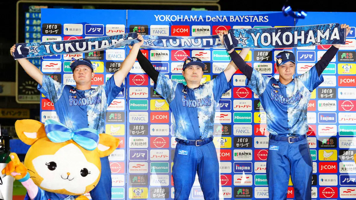 【画像・写真】DeNA　佐野恵太が球団通算8500号「メモリアルな本塁打。良かった」　自身2年ぶりの1試合2発も