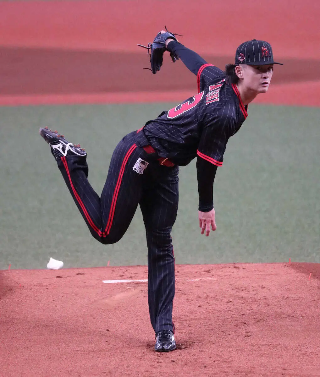 【画像・写真】オリックス　ドラ2寺西成騎「自信を持ってバッターと勝負できた」　“入寮時の目標”2勝目に到達