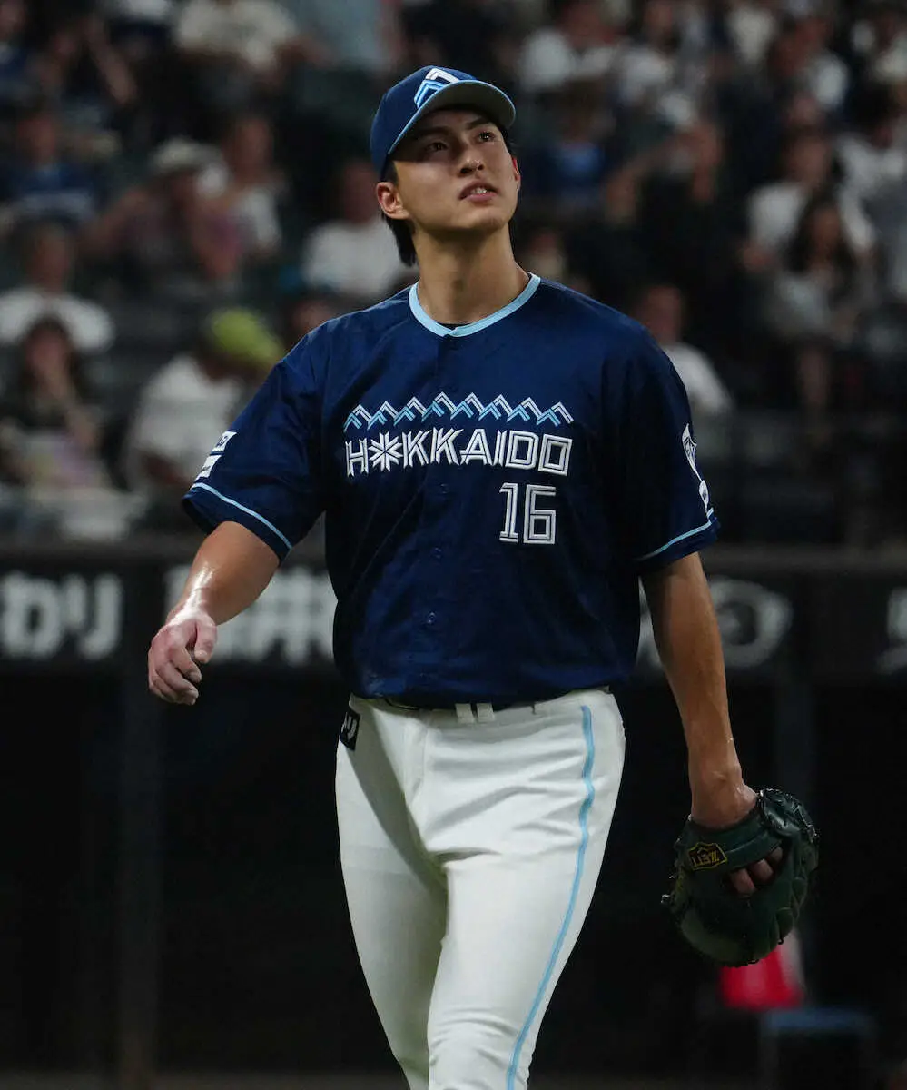 【画像・写真】日本ハム2位後退…達　5回5失点でプロ初黒星、デビューからの連勝7で止まる