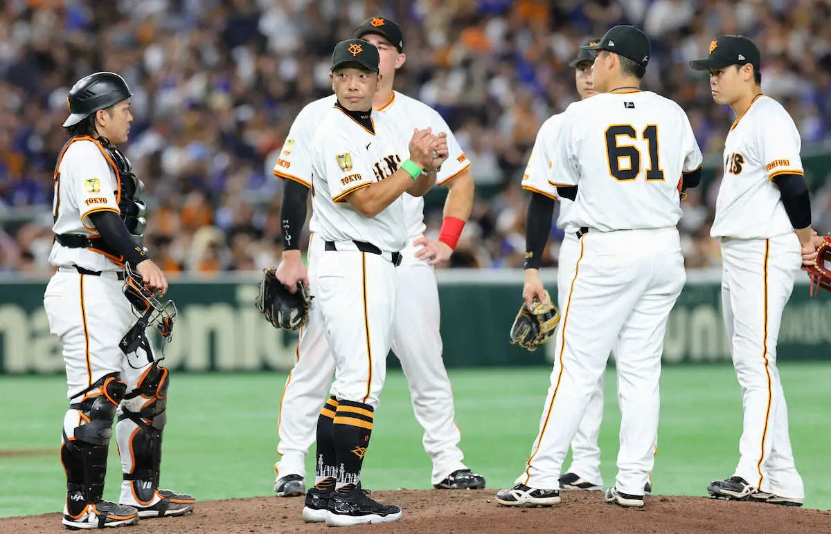 【画像・写真】巨人、痛恨の逆転負けで借金2　防御率セ界トップの山崎伊織が6失点でDeNA戦675日ぶり黒星