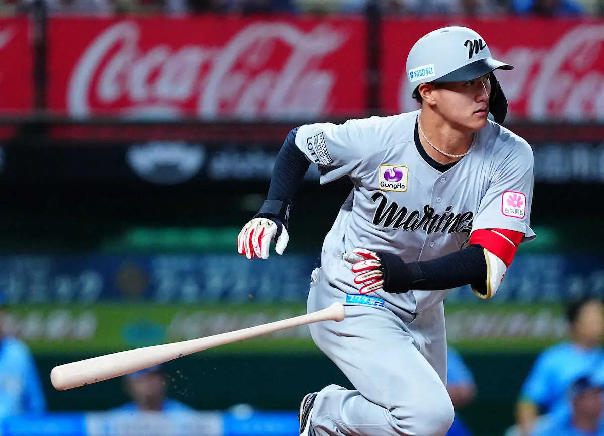 【画像・写真】ロッテ　ドラ1・西川史礁が今季4度目の猛打賞　打率は・276まで上昇　「毎打席毎打席打てるように」