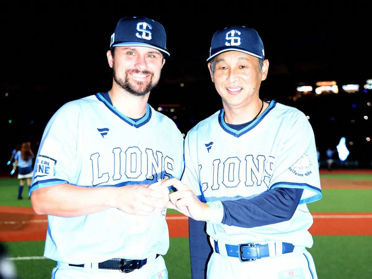 【画像・写真】西武新助っ人デービスが34打席目で来日初アーチ　「エキサイティングな瞬間」　ネビンと初アベック弾