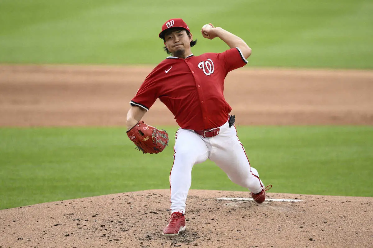 【画像・写真】ナショナルズ・小笠原慎之介がメジャー再昇格　ここまでメジャーで2試合登板し0勝1敗、防御率9・45