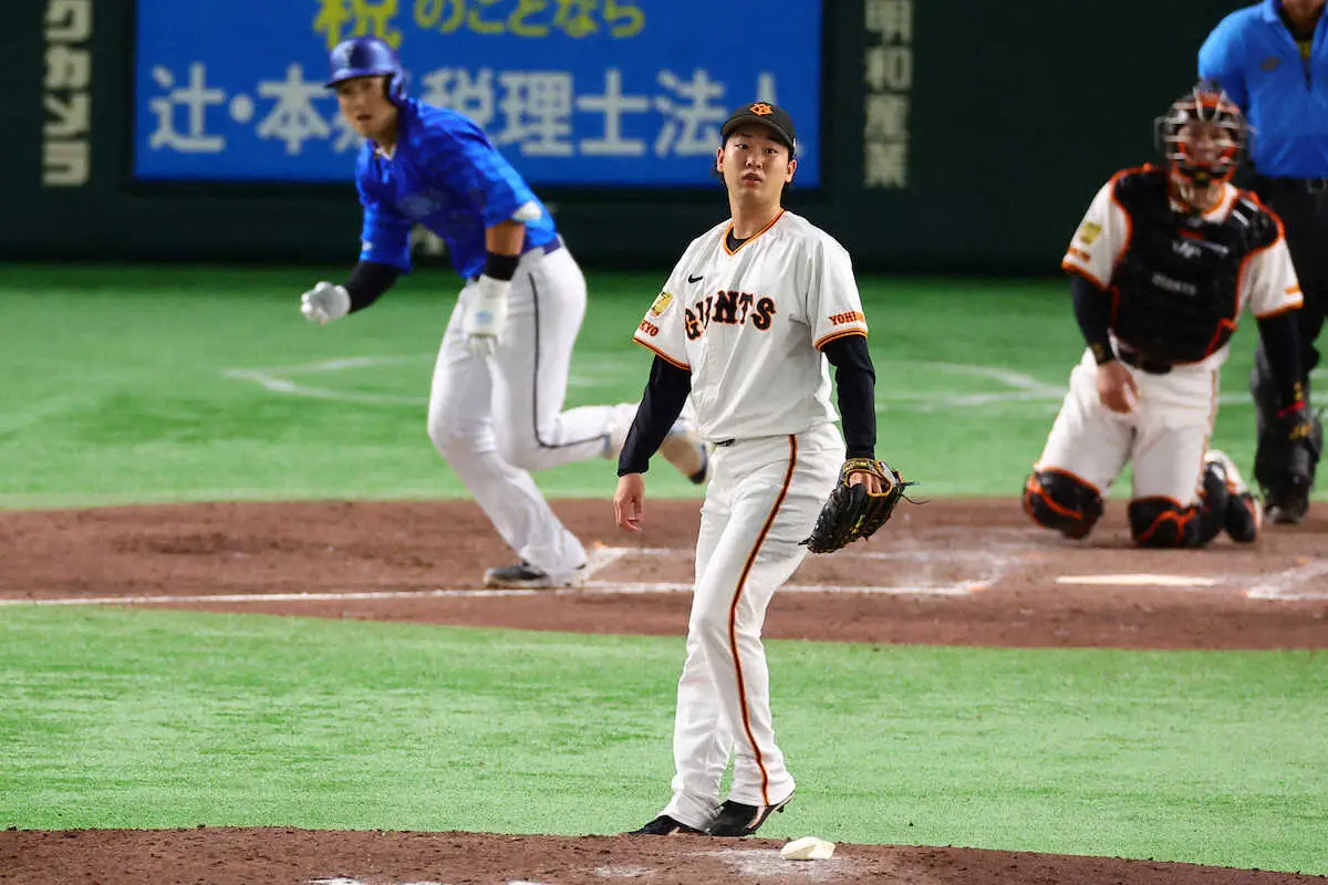 【画像・写真】巨人・山崎　得意のDeNAにまさか…今季最悪6失点、今季最短の4回2/3でKO