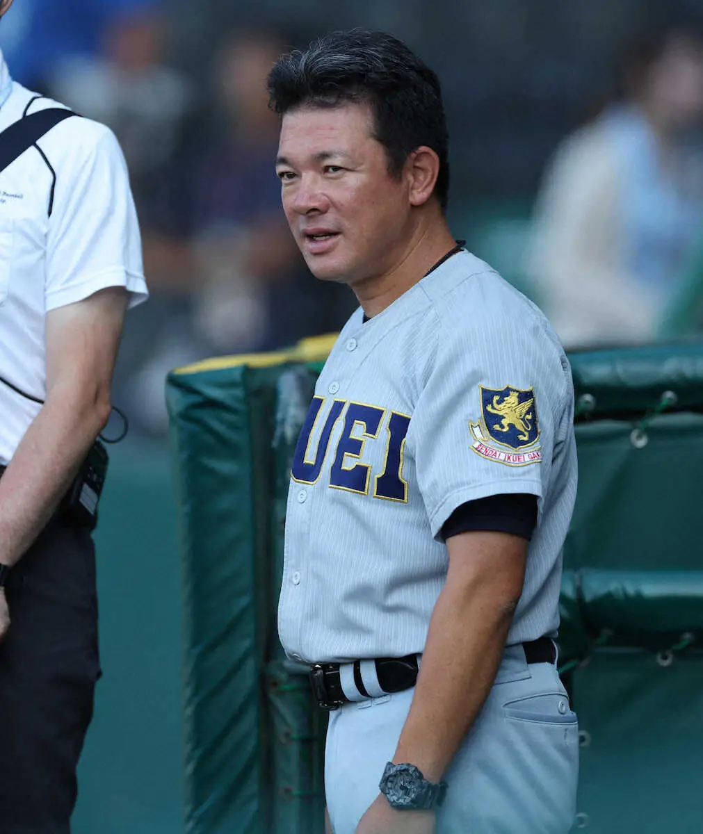 【画像・写真】【甲子園】仙台育英が聖地に帰還！23年夏決勝の慶応戦以来に須江監督「静かな甲子園は不思議な感覚」
