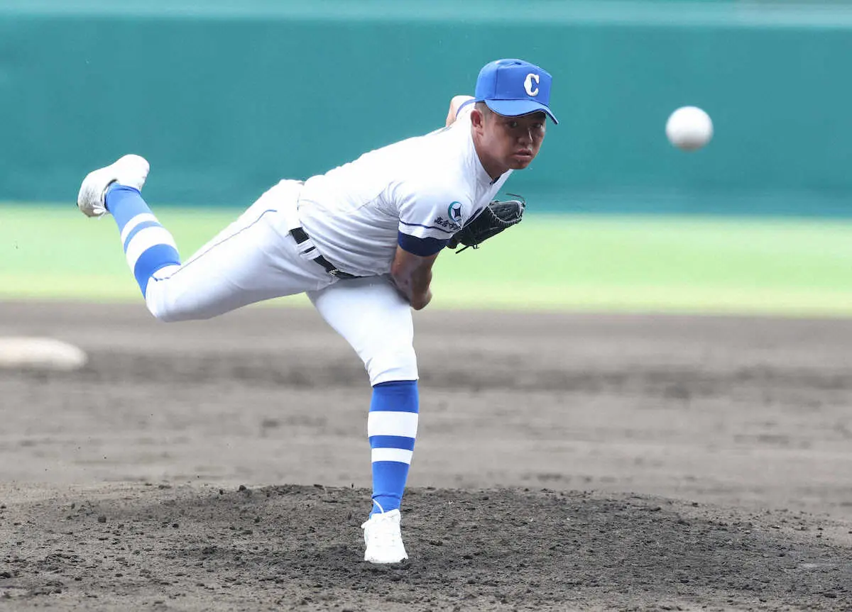 【画像・写真】【甲子園】“猪木顔”のエース高橋大喜地を擁する豊橋中央はいきなり名門・日大三と対戦