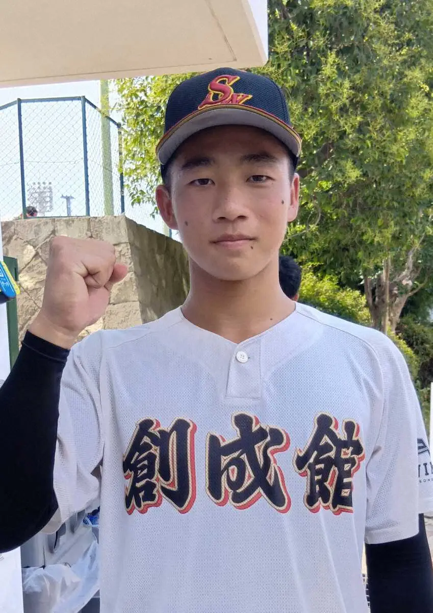 【画像・写真】【甲子園】創成館・森下翔太「調子は上がってきている」開幕試合に登場