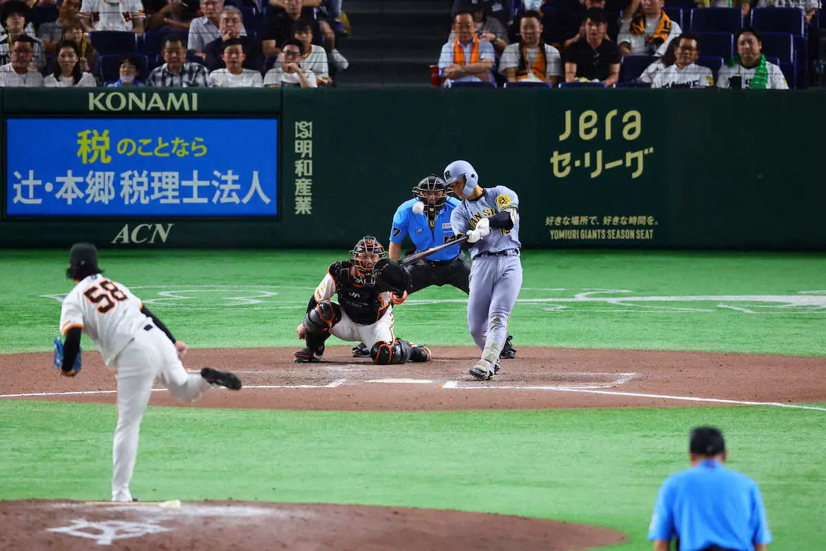 【画像・写真】【虎番リポート】OPS・711「打てる捕手」の阪神・坂本誠志郎　好調のキーワードは「加速」