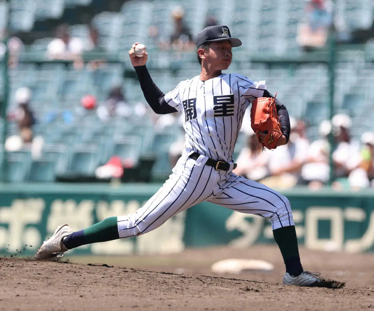 【画像・写真】【甲子園】開星・持田聖純　左手の痛みこらえ力投「最後まで投げ切りたい」　野々村監督「魂を持っている」