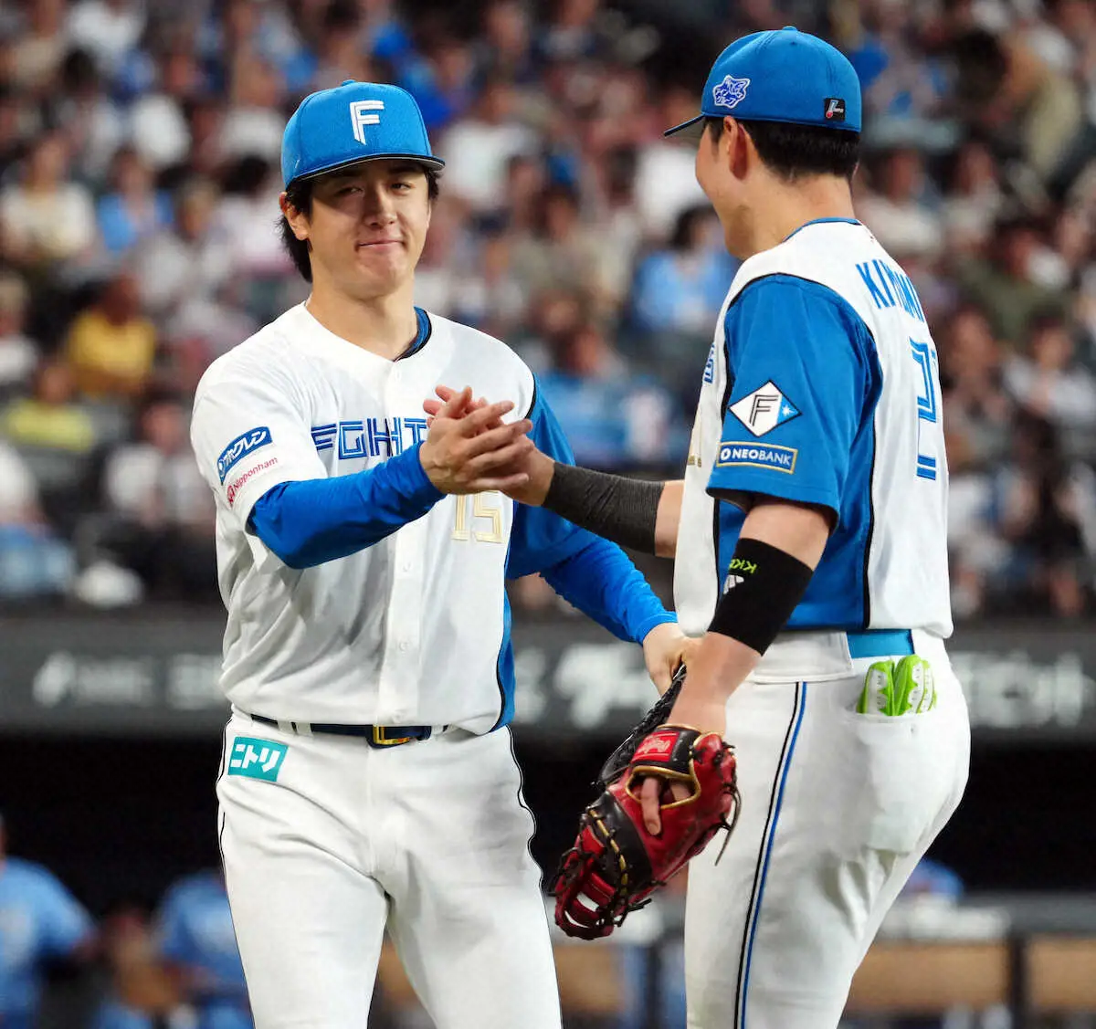 【画像・写真】日本ハム・北山　新背番号「15」で初勝利「欲を言えば、最後まで投げたかった」8回零封7勝目も