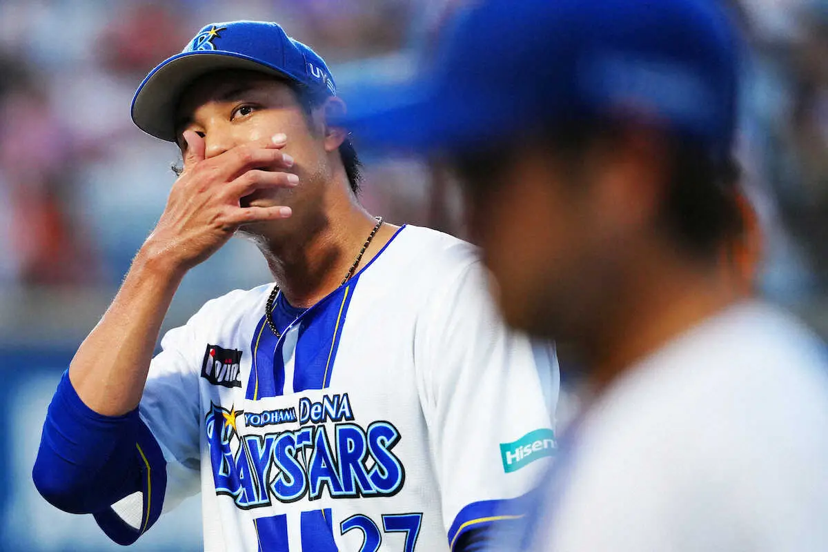 【画像・写真】大乱調のDeNA・藤浪晋太郎「最後まで修正できなかった」「ずっと自分の課題」4回途中7四死球5失点