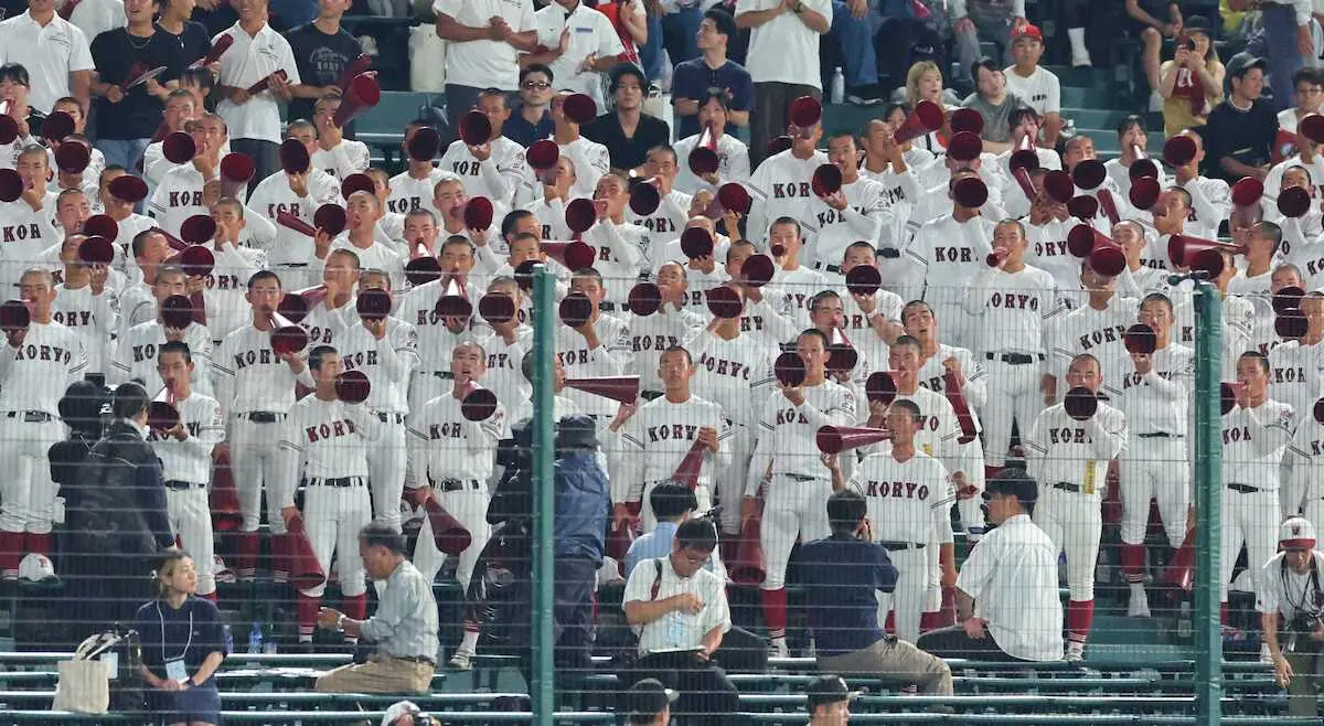 【画像・写真】【甲子園】初戦突破の広陵　アルプスにチアリーダーと吹奏楽部が不在だった理由を説明