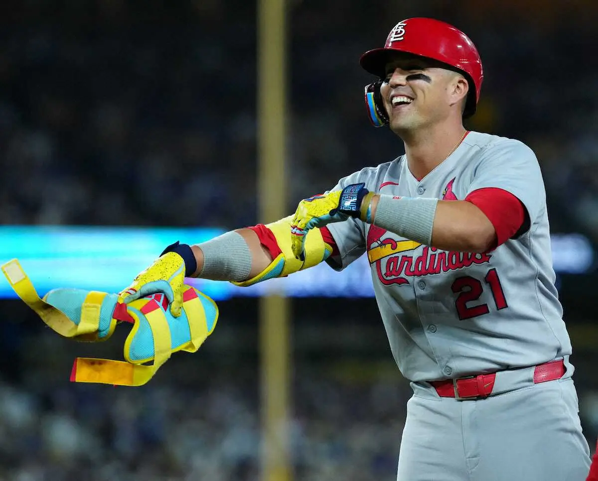 【画像・写真】ヌートバー　9回に意地のダメ押し打含む2打点　対大谷翔平は一度もバットに当たらず5打席連続三振も