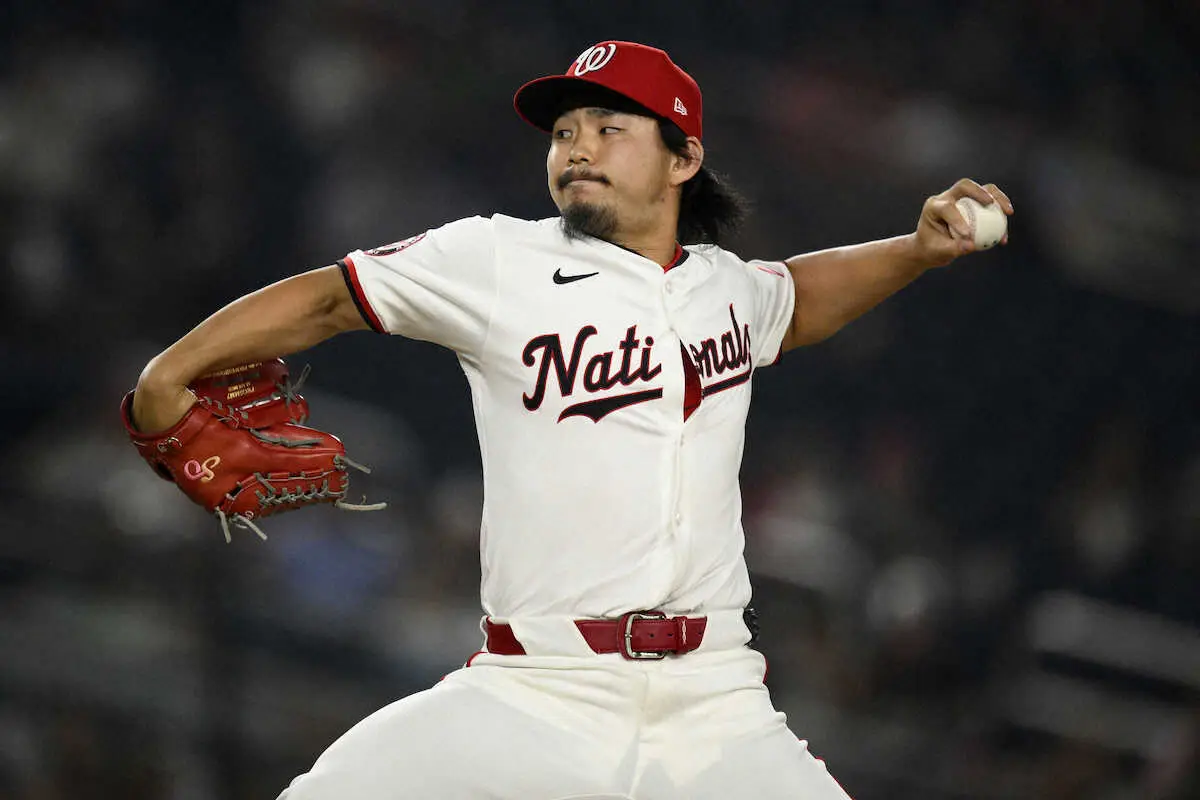 【画像・写真】ナショナルズ・小笠原慎之介が1回1/3を無失点　メジャー4戦目で初　同点の7回途中4番手で登板