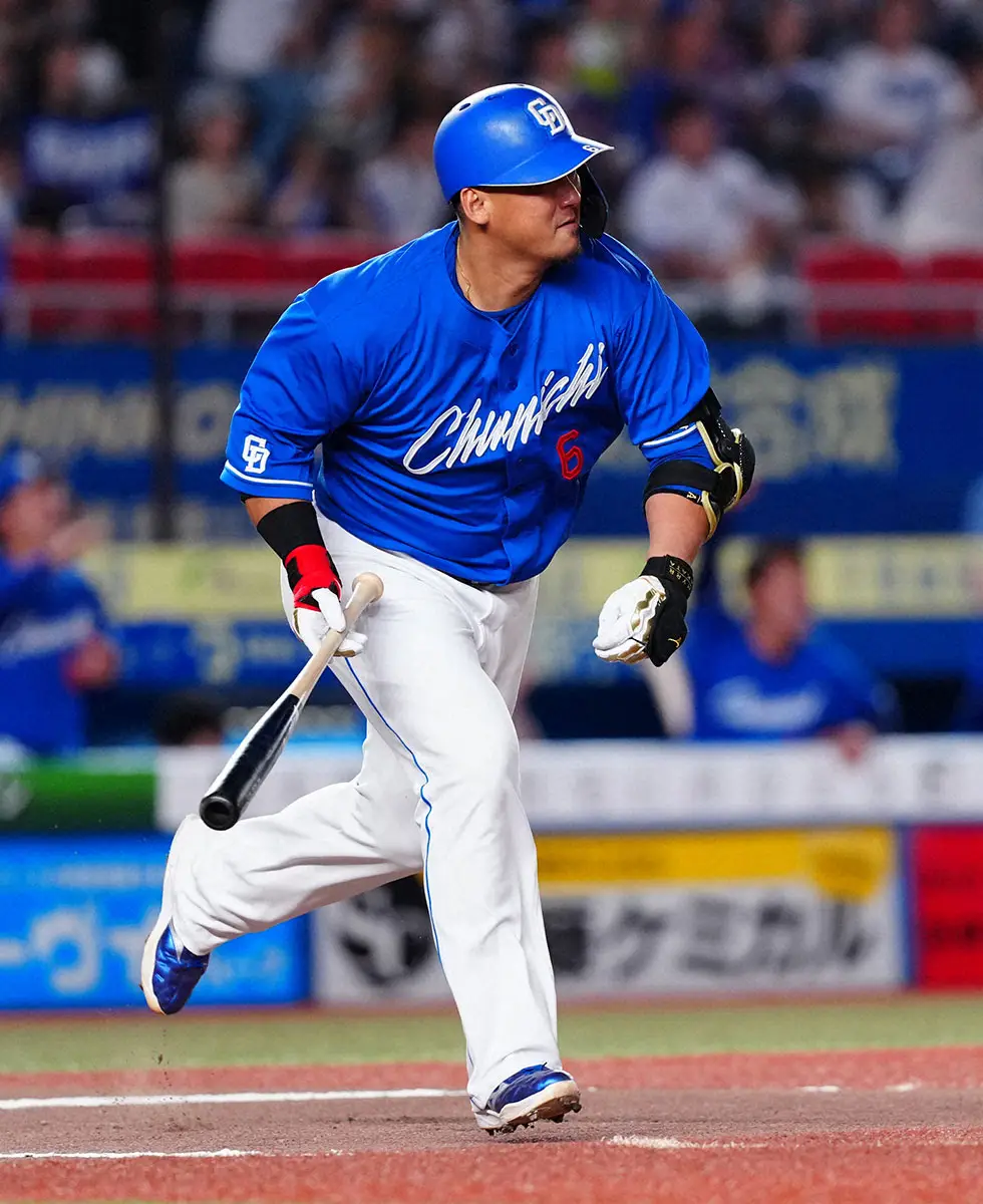 【画像・写真】中日　中田翔を出場選手登録　腰痛で登録抹消から約3カ月…待望の1軍復帰