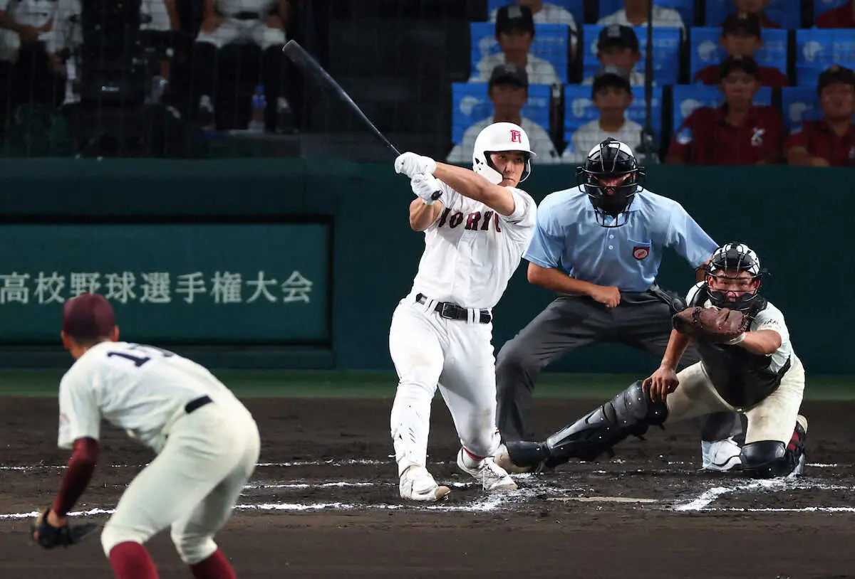 【画像・写真】【甲子園】広陵が春夏出場7大会連続の初戦突破！異例づくし…史上最遅19時29分開始もなんの