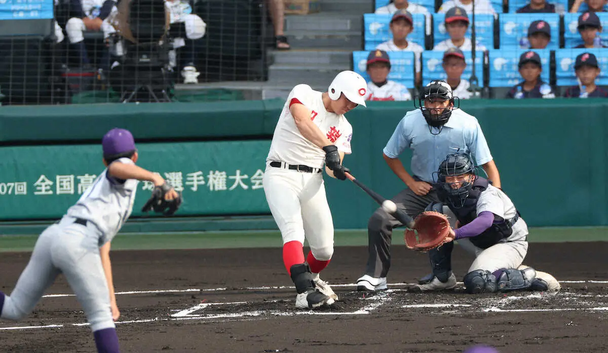 【画像・写真】【甲子園】岩手勢の対和歌山勢初勝利なるか？　1回戦屈指の好カードは花巻東が5回終えて3―1とリード