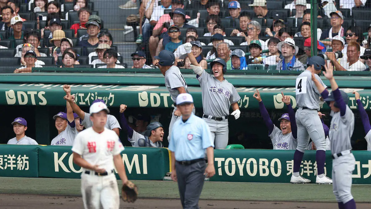【画像・写真】【甲子園】花巻東が選抜準V智弁和歌山を撃破！　背番17の2年・萬谷1失点完投　岩手勢vs和歌山初〇