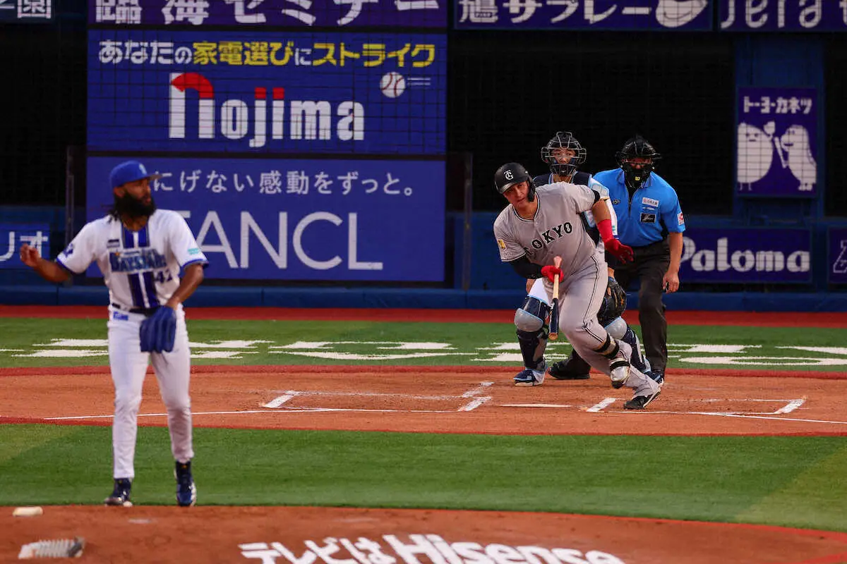 【画像・写真】巨人が初回3点先取！キャベッジ先制打、2打点のリチャードは「礼都が粘って四球を選んでくれたおかげ」