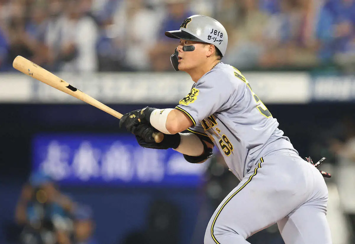 【画像・写真】阪神・前川右京が1軍合流　直近のウエスタン・リーグ、オリックス戦では4安打