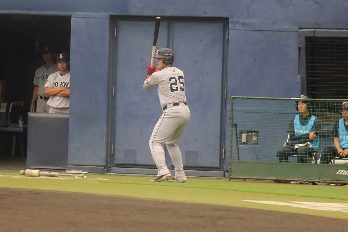 【画像・写真】巨人・岡本和真は大事を取っての交代　桑田2軍監督明かす「無理する段階じゃない」10日も出場予定