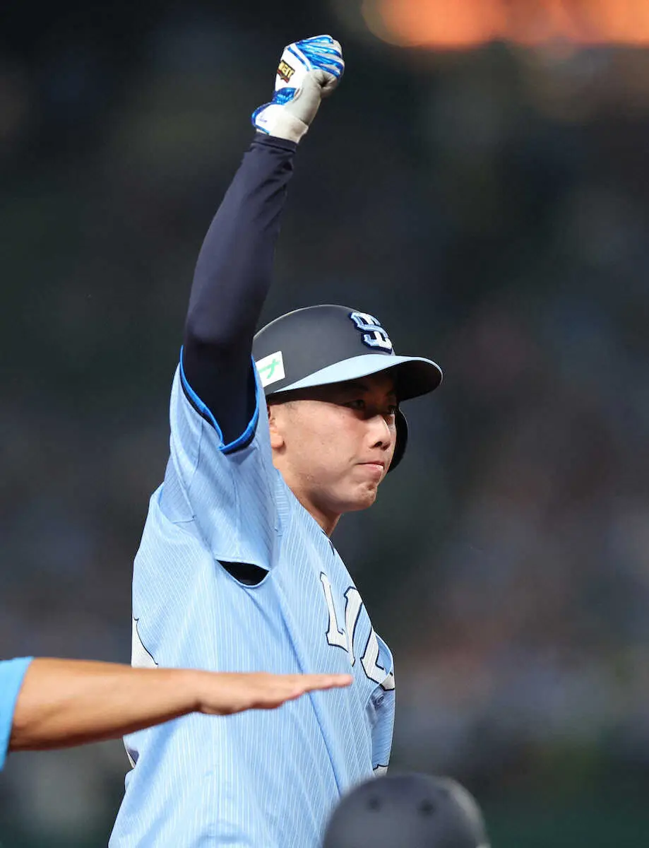 【画像・写真】西武・村田怜音が貴重な2点二塁打　8回の快打に「ここで打たないと終わり、ぐらいの気持ちで」