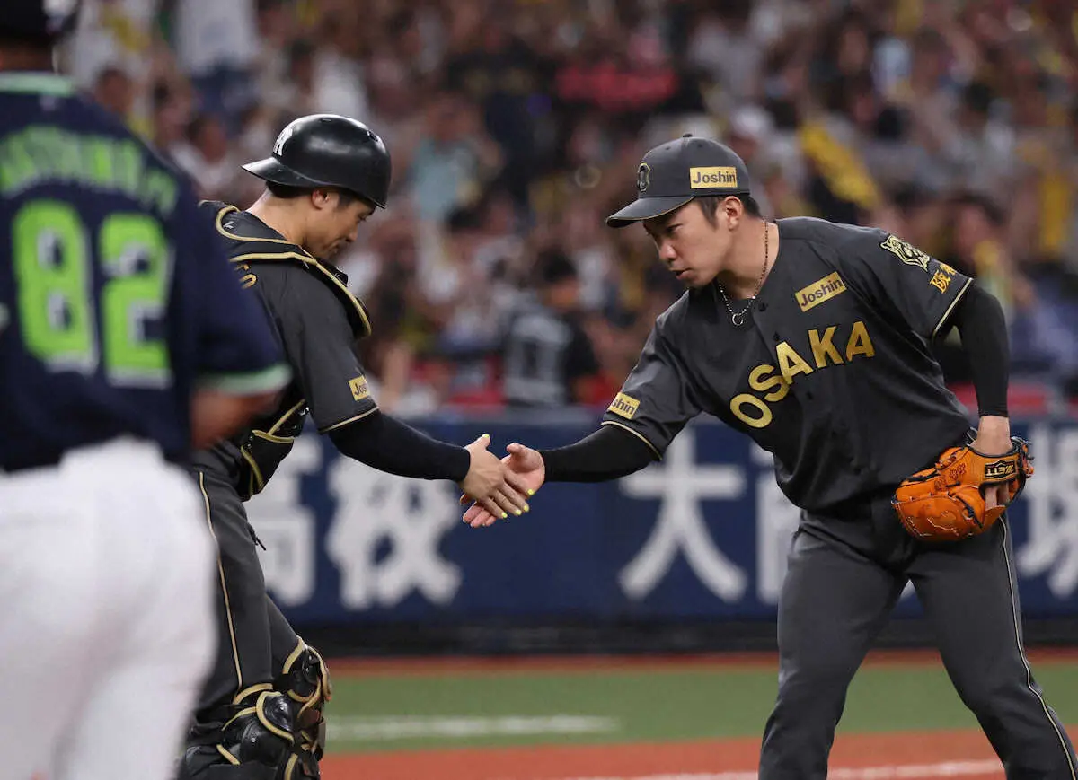 【画像・写真】阪神　女房役の坂本も称賛「大智が作りあげたもの」石井が38試合連続無失点　藤川監督のセ界記録に並ぶ