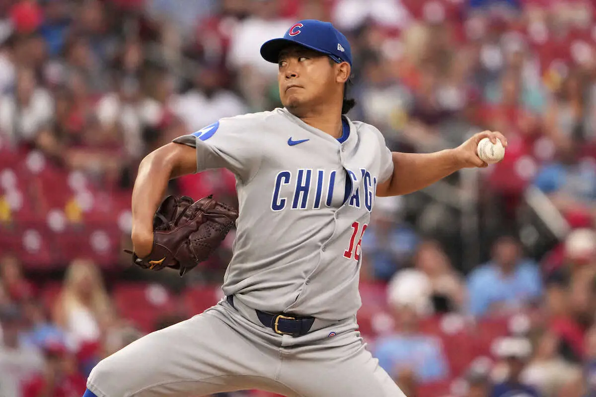 【画像・写真】カブス・今永昇太が3回に先制2ラン被弾　9勝目狙いカージナルス戦先発　鈴木誠也は初回に中前打