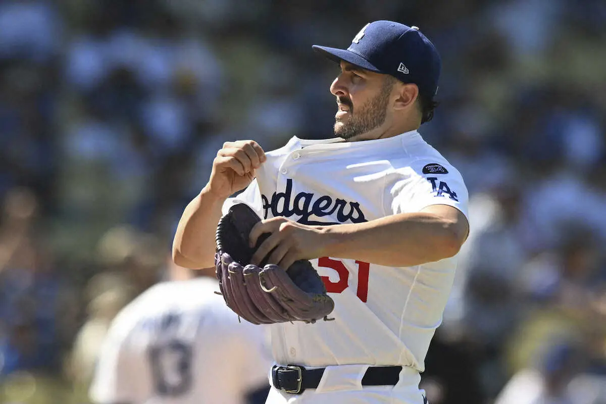 【画像・写真】ド軍救援陣　MLBワースト2位の65被本塁打　打線が拙攻で援護できず、終盤に決壊　ベシア「悔しい」