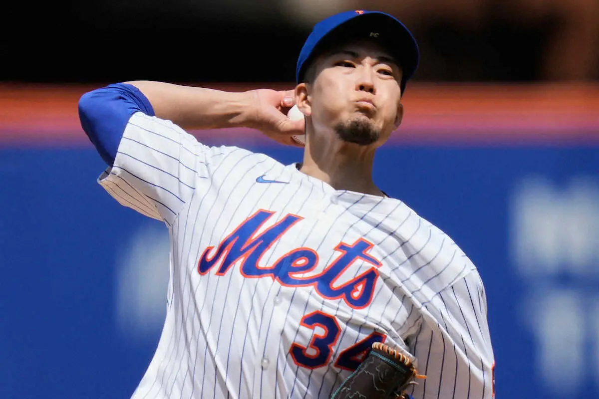 【画像・写真】メッツ・千賀滉大の次回登板は15日のブレーブス戦　午前8時10分開始　約2カ月ぶりの白星目指す