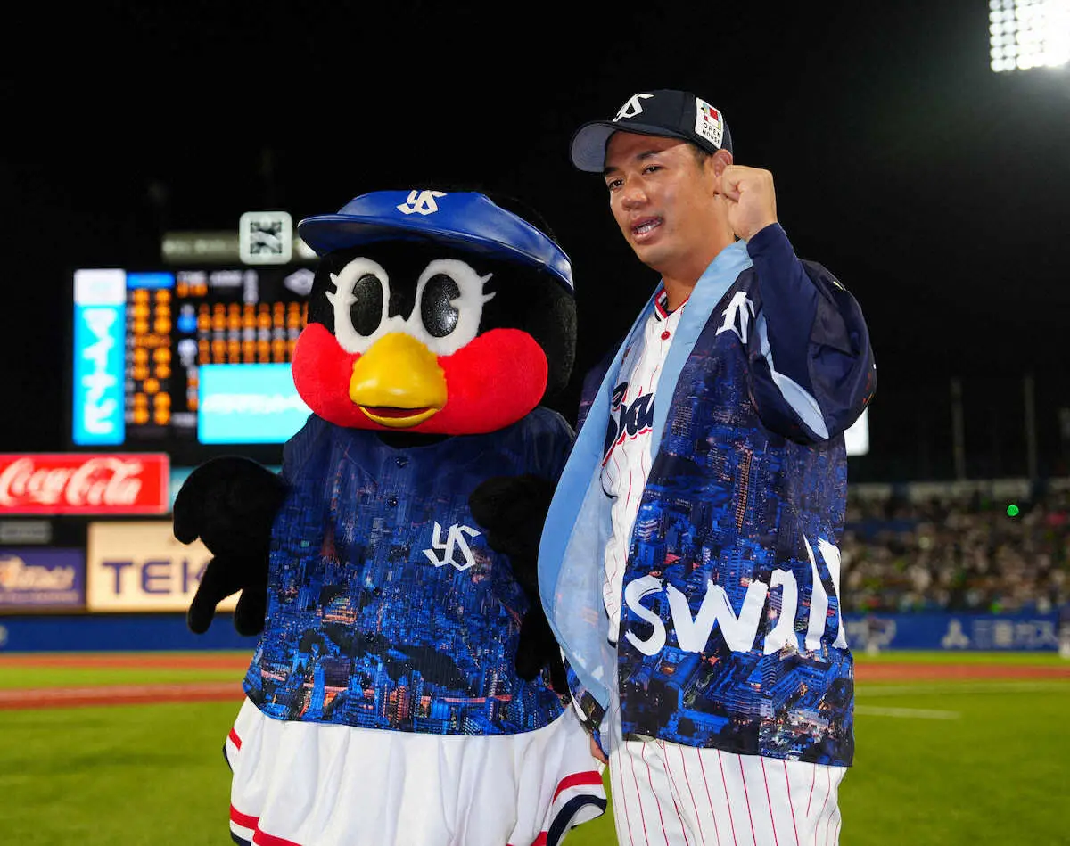 【画像・写真】ヤクルト先発・小川泰弘は5回無失点で今季3勝目　4月27日の中日戦以来、約3カ月半ぶりの白星