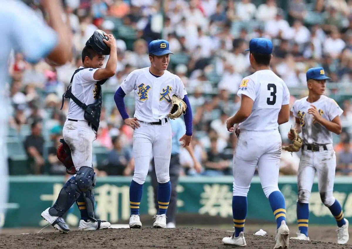 【画像・写真】【甲子園】センバツ8強の聖光学院　夏は2大会連続初戦敗退　先発左腕・大嶋が終盤に力尽きる