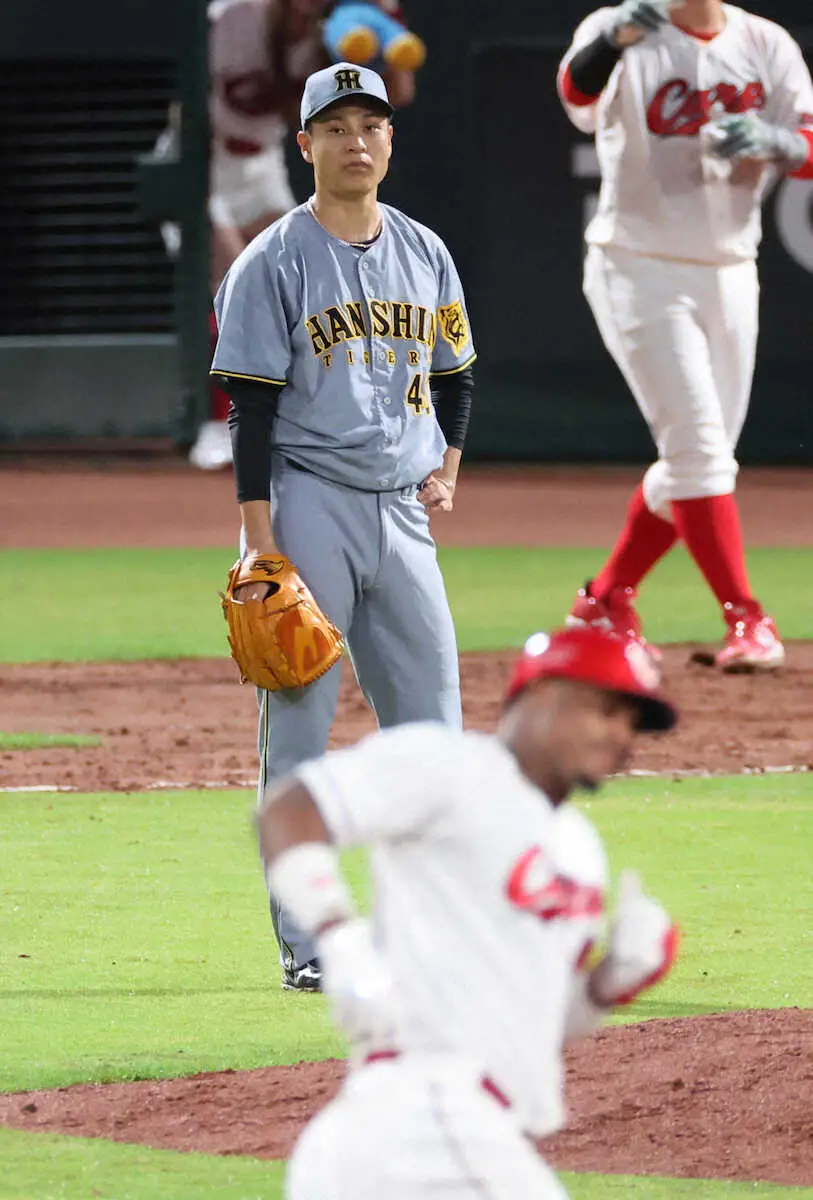 【画像・写真】マツダ不敗神話崩壊の阪神・大竹耕太郎「力が足りないから打たれただけ。完全にまだまだ力が足りない」