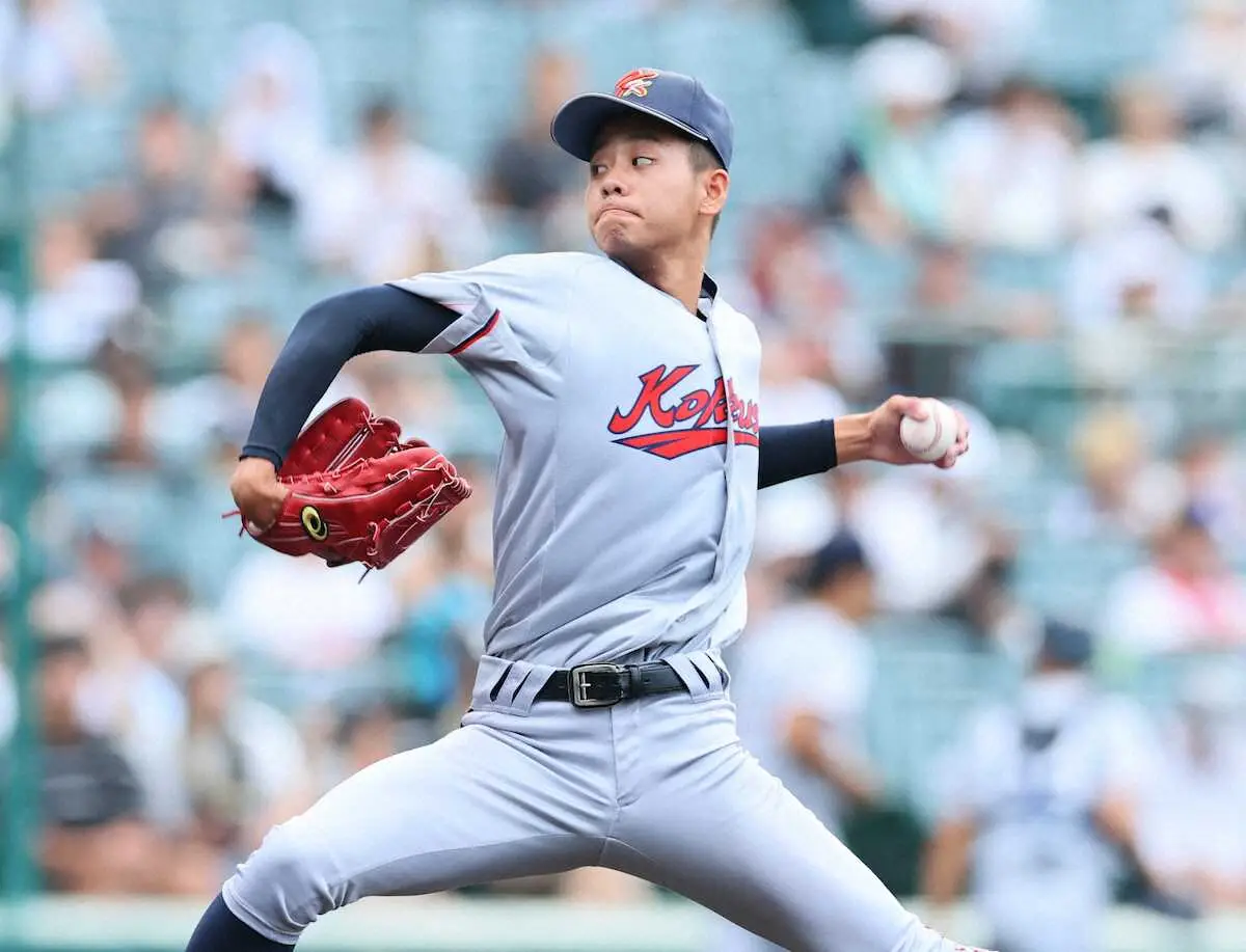 【画像・写真】【甲子園】京都国際・絶対的エース西村一毅が甲子園初自責点　制球力乱した3回に逆転を許す