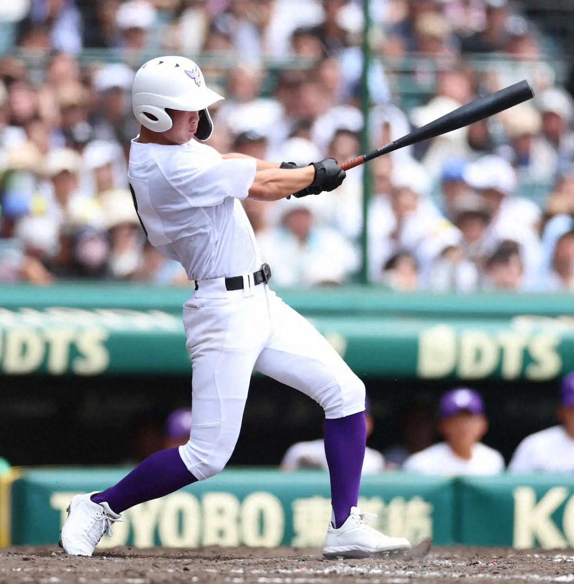 【画像・写真】【甲子園】関東第一　逆転で2年連続初戦突破！左腕・坂本が1失点完投、1番・大沢が勝ち越し二塁打