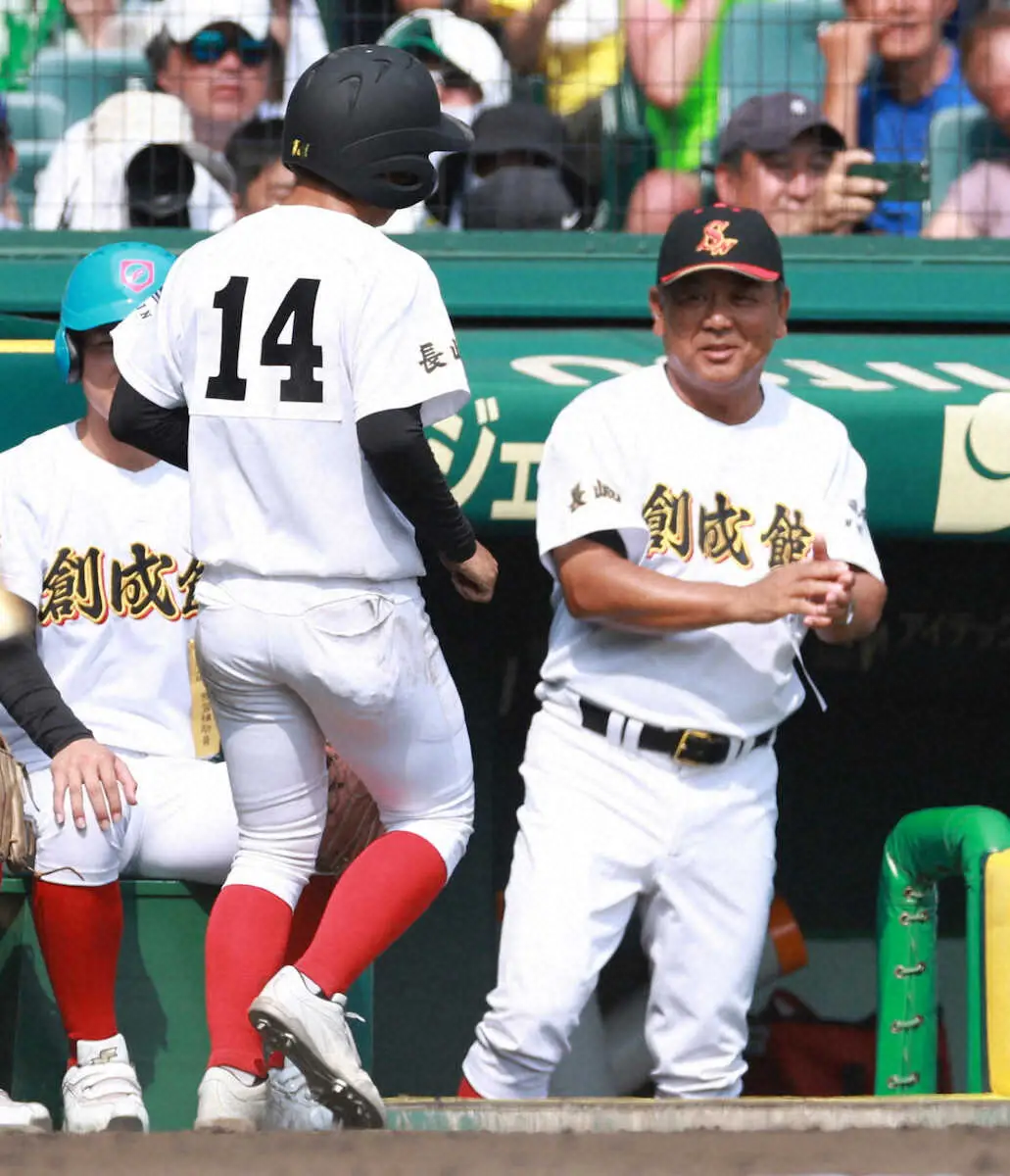 【画像・写真】【甲子園】創成館・稙田龍生監督　代打に送った3年生を信じた理由「何とかしてくれると」