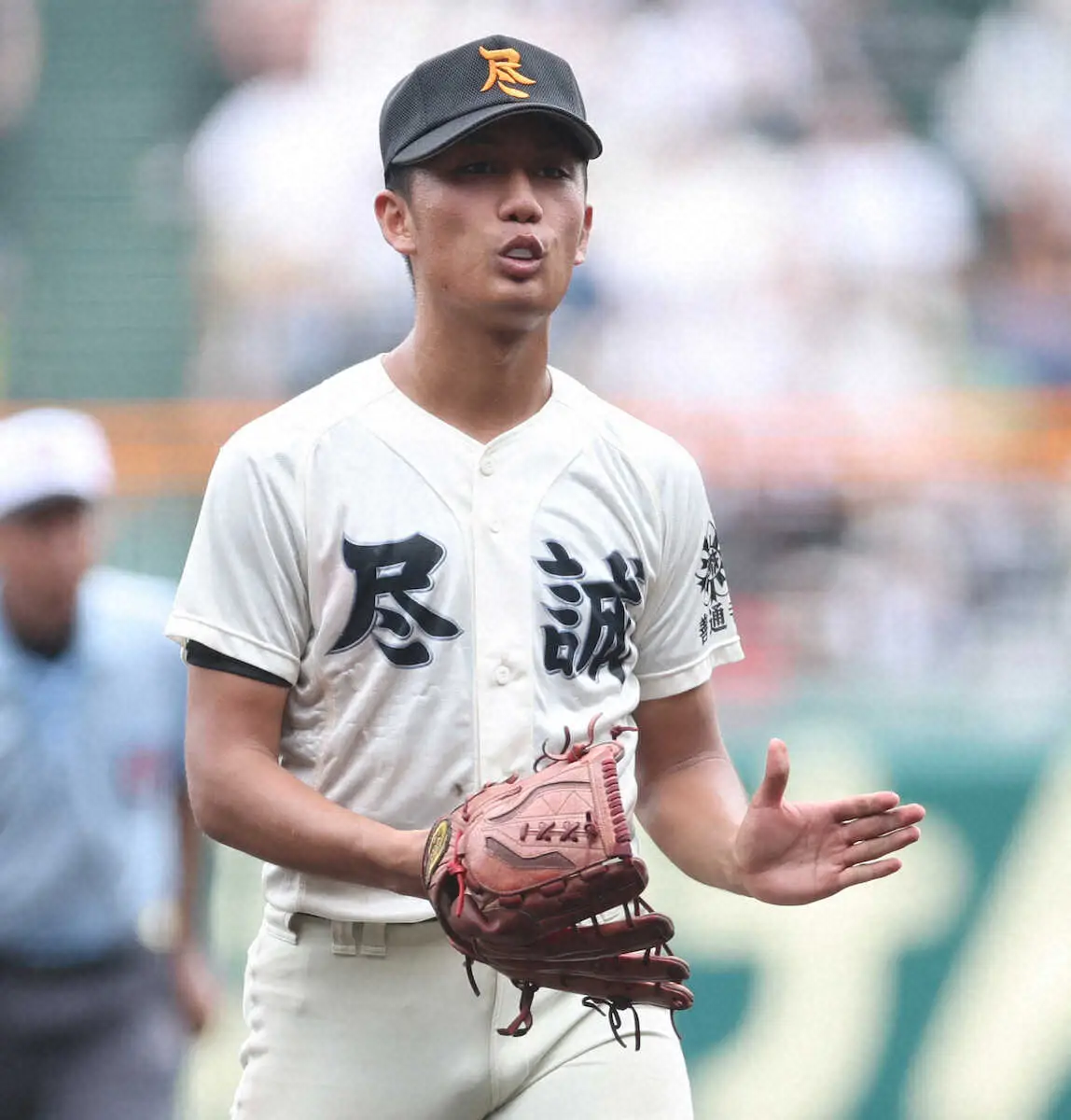 【画像・写真】尽誠学園の「エースで4番」広瀬賢汰