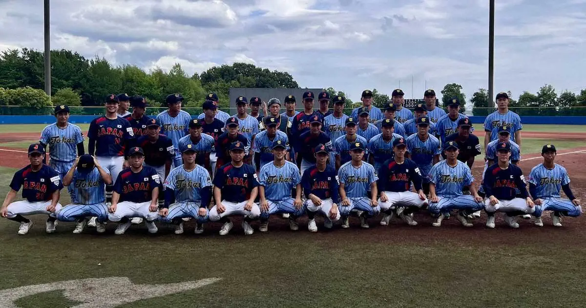 【画像・写真】U15日本代表　東海大相模と練習試合　井端監督「バッティングは良かった」