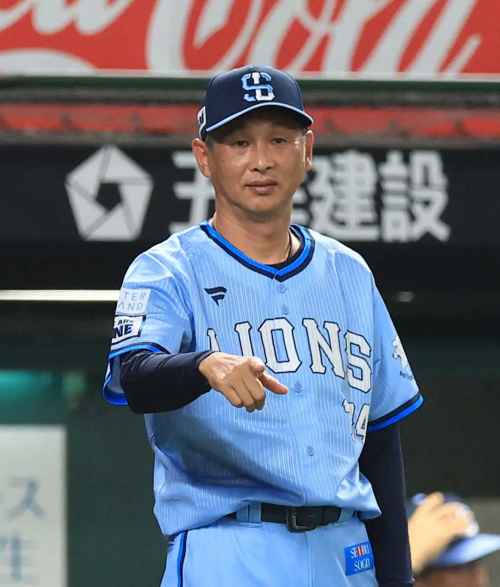 【画像・写真】西武・松本航　326日ぶり1軍マウンドも初回5失点炎上…西口監督、2回から捕手を交代させる