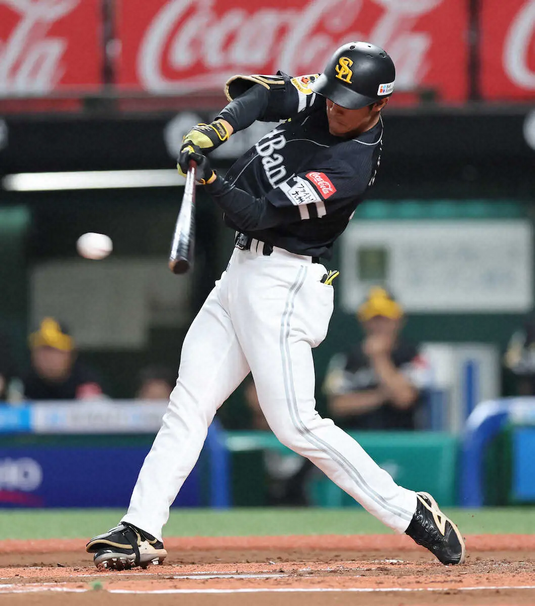 【画像・写真】ソフトバンク　今季2度目の6連勝で貯金28、初回打者10人で5得点、上沢は6回3失点で8勝目