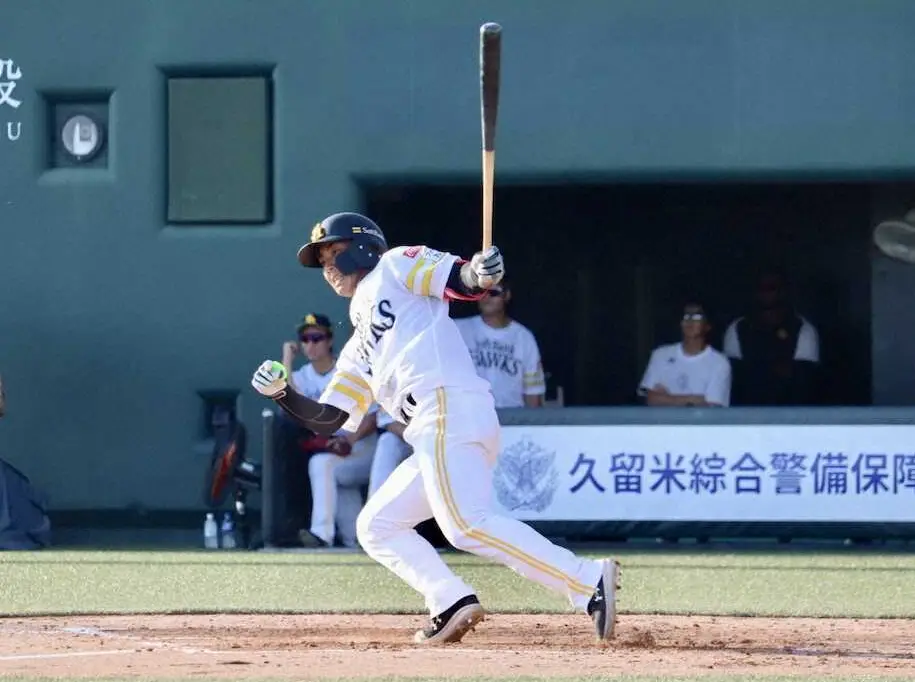 【画像・写真】ソフトバンク・今宮が2軍戦で2試合連続スタメン出場　1軍復帰を見据え、サインなしで自ら送りバント