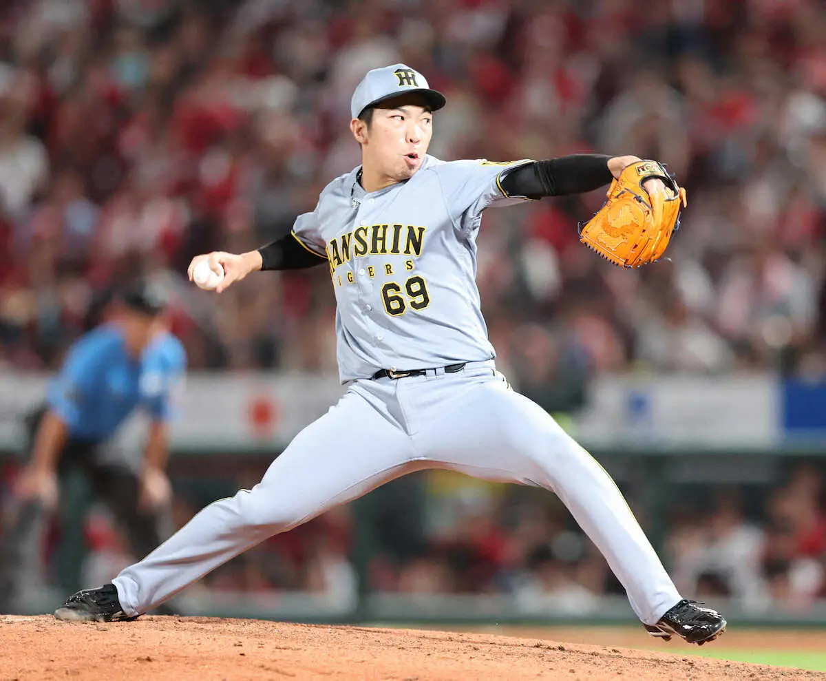 【画像・写真】阪神　石井大智「全然、監督には及ばない」39試合連続無失点は藤川球児監督のリーグ記録更新