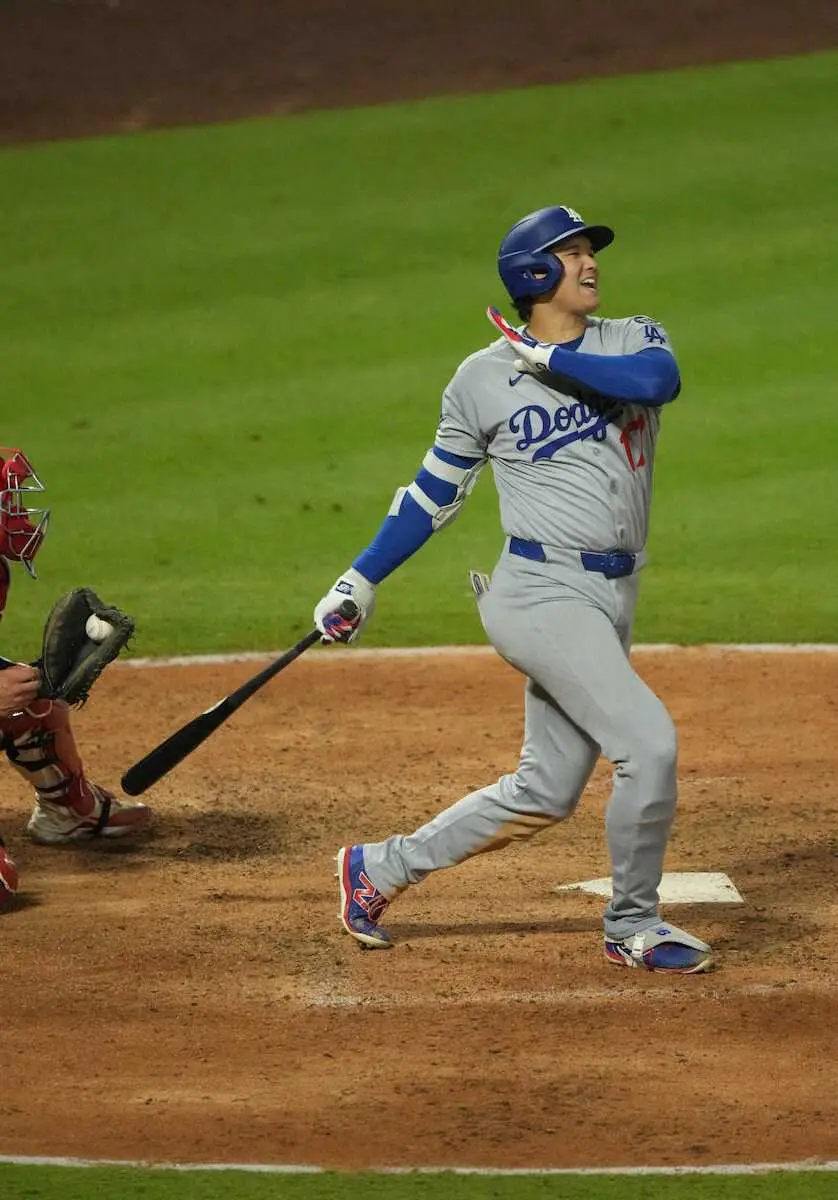 【画像・写真】大谷翔平　第4打席は走者を置いて空振り三振…投手は術後最多80球で5回途中4失点　トラウト2奪三振