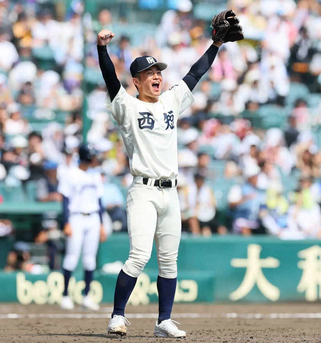 【画像・写真】【甲子園】西日本短大付・エース中野　好救援に「ホッとしたっていうのが一番…次も全力でぶつかる」